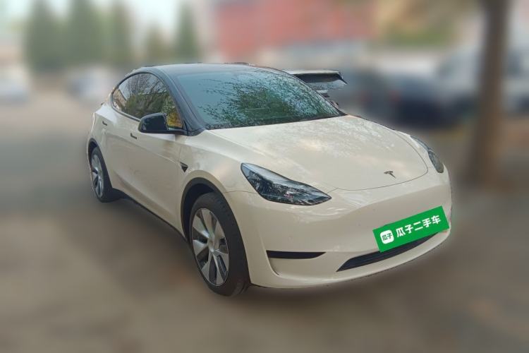 Used Tesla Model Y 2022 Revised Version Rear-Wheel Drive Front Right 45 Deg
