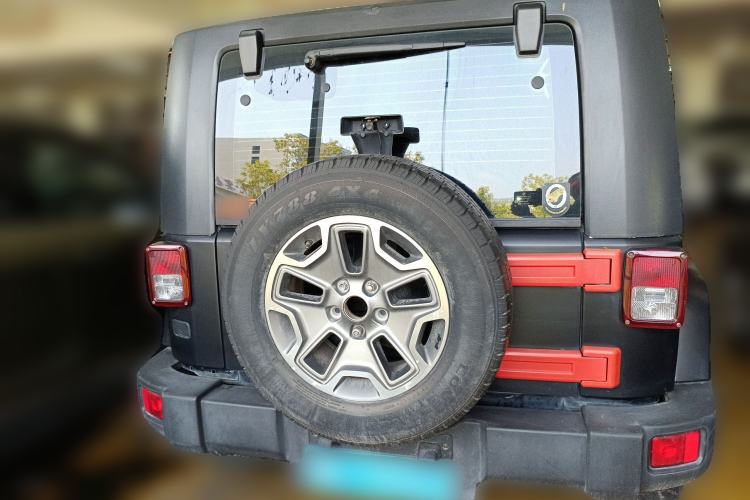 Used Jeep Wrangler 2010 3.8L Sahara two-door model Rear