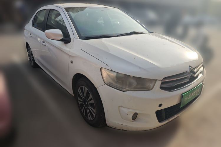 Used Citroen Elysee 2014 1.6L Manual Fashion Model CNG Front Right 45 Deg