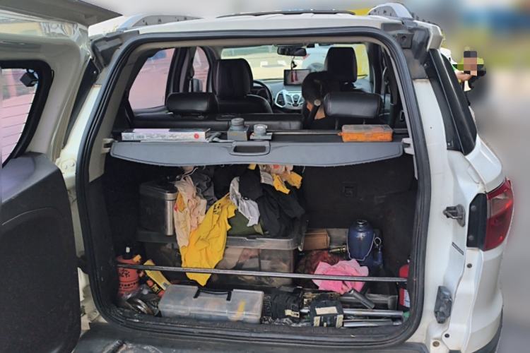 Used Ford EcoSport 2013 1.5L Automatic Prestige Model Trunk