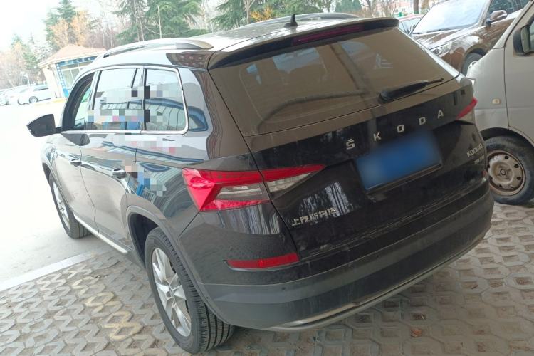 Used Skoda Kodiaq 2019 Facelifted TSI330 5-Seater Two-Wheel-Drive Luxury Enjoyment Edition China VI Standard Rear Left 45 Deg
