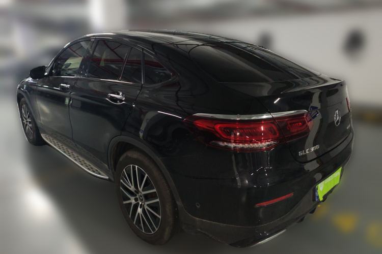 Used Mercedes-Benz GLC Coupe 2021 GLC 300 4MATIC Coupe SUV Rear Left 45 Deg