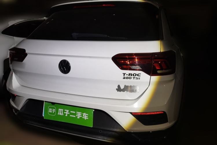 Used Volkswagen T-ROC 2019 280TSI DSG Two-Wheel Drive Advanced Version China VI Standard Rear