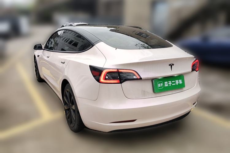 Used Tesla Model 3 2022 Rear-Wheel-Drive Version Rear Left 45 Deg