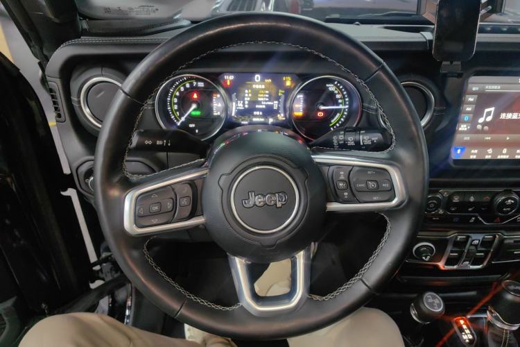 Used Jeep Wrangler New Energy 2021 Four-Door 2.0T 4xe Sahara Steering Wheel