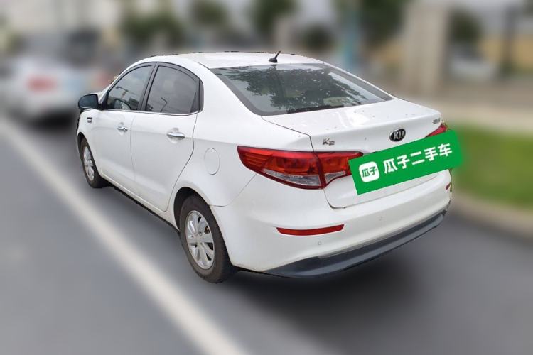 Used Kia K2 2015 Sedan 1.4L MT GLS Rear Left 45 Deg