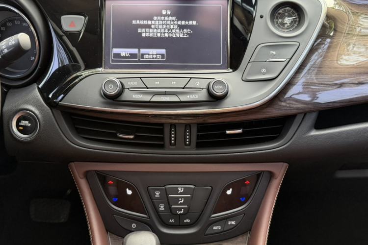 Used Buick Envision 2017 20T Two-Wheel Drive Elite Version Audio And AC Panel