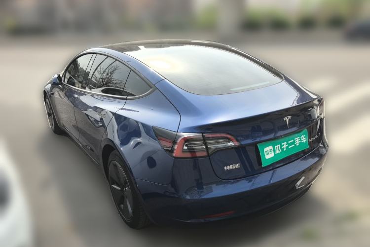 Used Tesla Model 3 2021 Standard Range Rear-Wheel Drive Upgraded Version 3D6 Rear Left 45 Deg