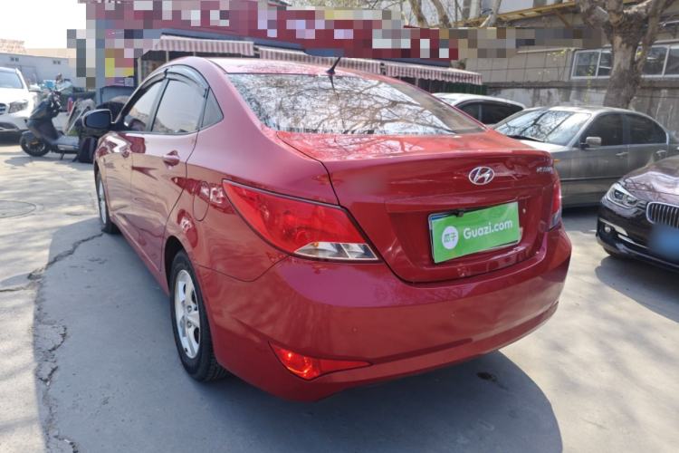 Used Hyundai Verna (older generation) 2014 1.4L Automatic Smart GLS Rear Left 45 Deg