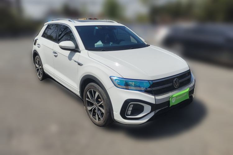 Used Volkswagen T-ROC 2024 300TSI DSG Two-Wheel-Drive Chen Guang Edition Front Right 45 Deg