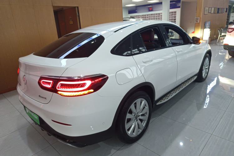 Used Mercedes-Benz GLC Coupe 2021 GLC 260 4MATIC Coupe SUV Rear Right 45 Deg