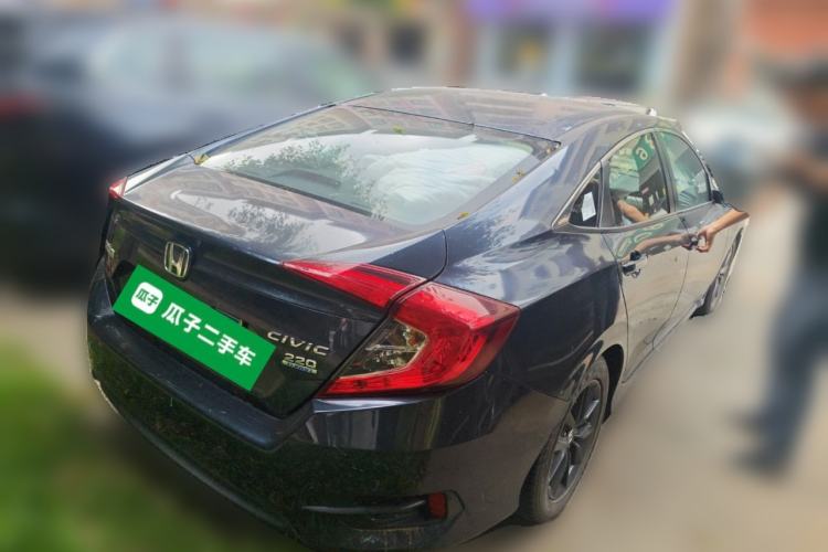Used Honda Civic 2019 220TURBO CVT Dynamic Edition China VI Rear Right 45 Deg