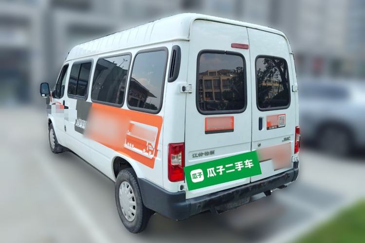 Used JMC Transit 2019 2.8T Commercial Version Long Wheelbase Mid-Roof 6-Seater Rear Single Tire China VI Emission Standard – JX493