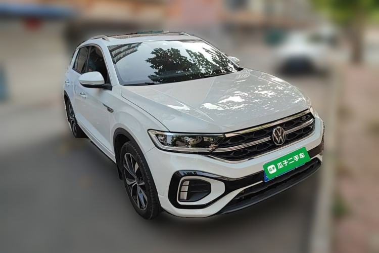 Used Volkswagen T-ROC 2024 300TSI DSG Two-Wheel-Drive Chen Guang Edition Front Right 45 Deg