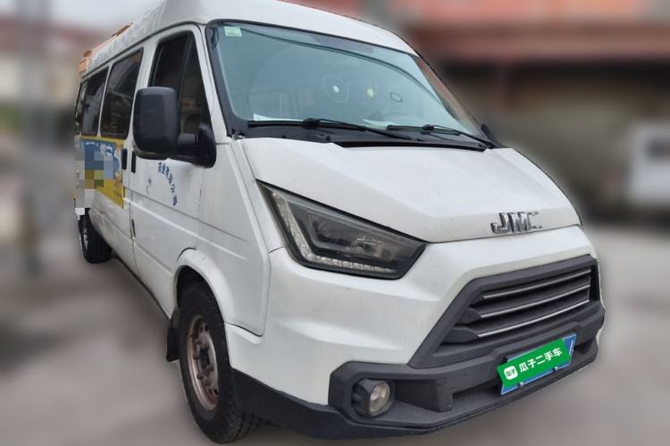 Used JMC Transit 2017 2.8T Commercial Version Long Wheelbase Mid-Roof 6/7/8-Seater JX493 Front Right 45 Deg