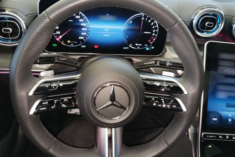 Used Mercedes-Benz C-Class New Energy 2023 C 350 eL Steering Wheel