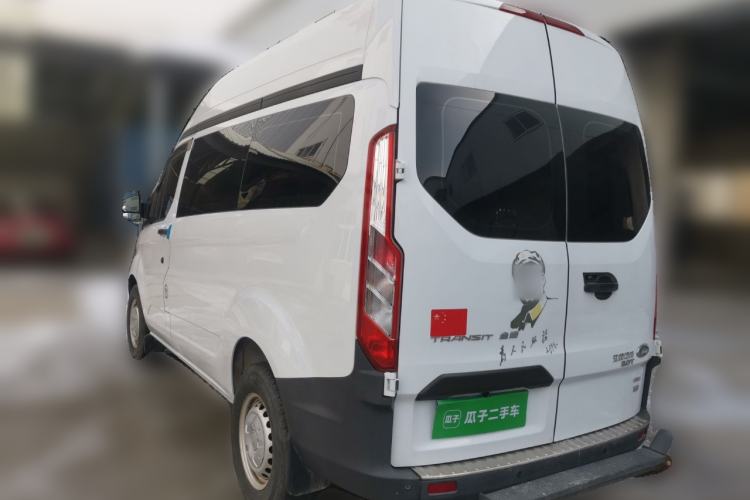 Used Ford Transit 2019 2.0T Diesel Multi-Purpose Commercial Vehicle Short Wheelbase Mid-Roof Design 6-Seater China VI Standard Rear Left 45 Deg