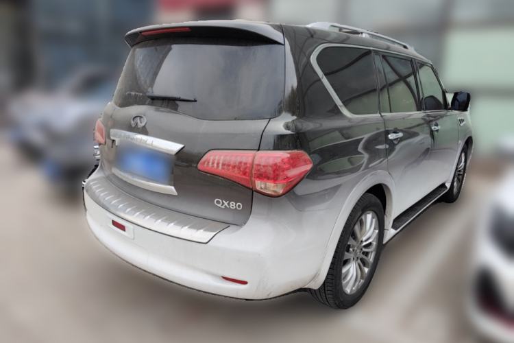 Used Infiniti QX80 2016 5.6L 4WD Rear Right 45 Deg