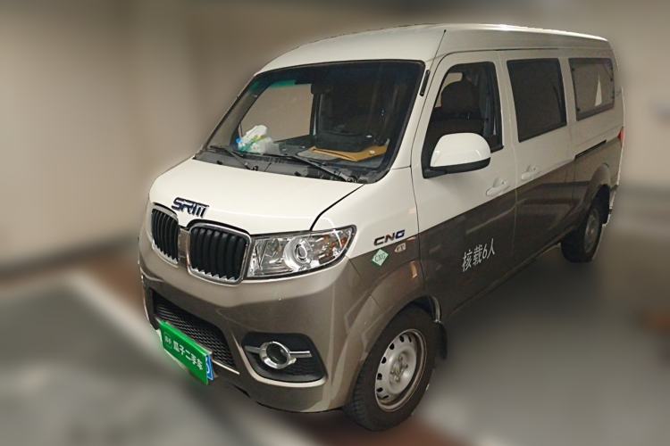 Used Jinbei Hiace X30 CNG 2023 1.5L Natural Gas Wealthy-Grade Passenger Van 5/6/7 Seats No Air Conditioning SWCC15M