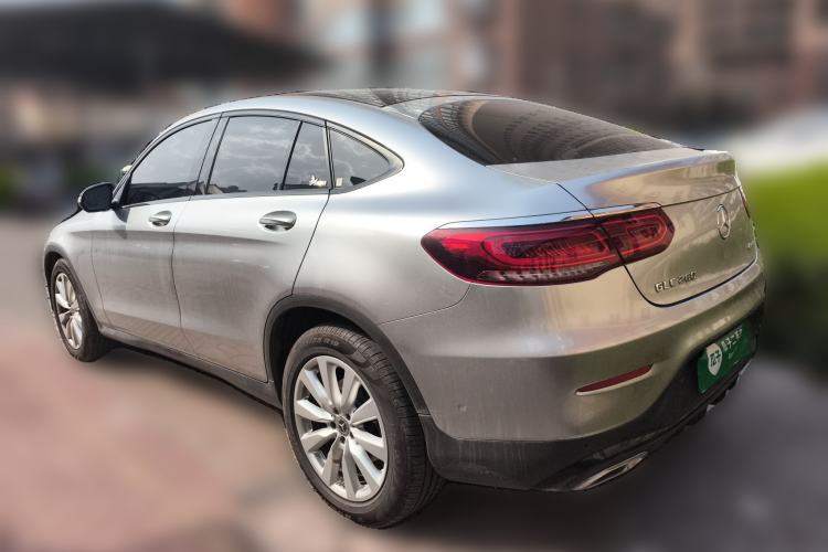 Used Mercedes-Benz GLC Coupe 2020 GLC 260 4MATIC Coupe SUV Rear Left 45 Deg