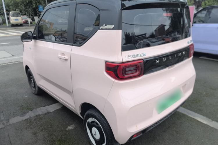 Used Wuling Hongguang MINIEV 2021 Macaron Fashion Model Lithium Iron Phosphate Rear Left 45 Deg