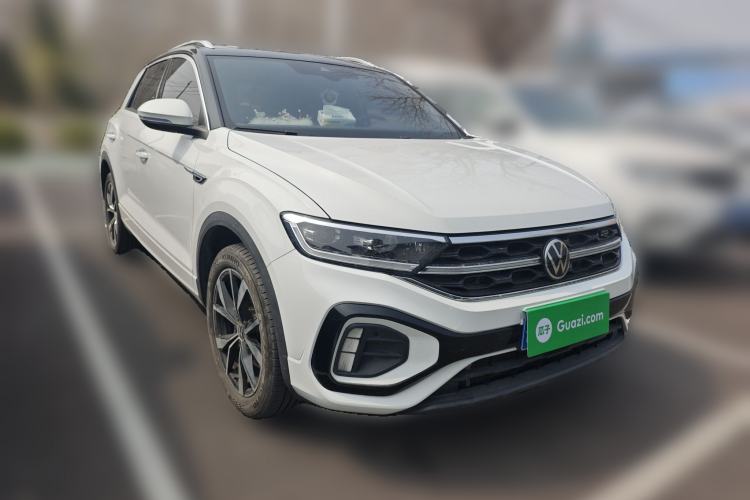 Used Volkswagen T-ROC 2025 Facelift Model 2 300TSI DSG Two-Wheel Drive Chenguang Edition Front Right 45 Deg