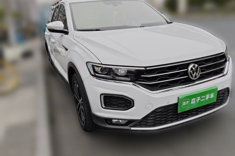 Used Volkswagen T-ROC 2019 280TSI DSG Two-Wheel-Drive Luxury Version China V Emission Standard Front Right 45 Deg