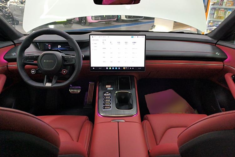 Used Xiaomi Auto SU7 2024 Four-Wheel Drive Ultra-Long Range Advanced Intelligent Driving Max Edition Center Console
