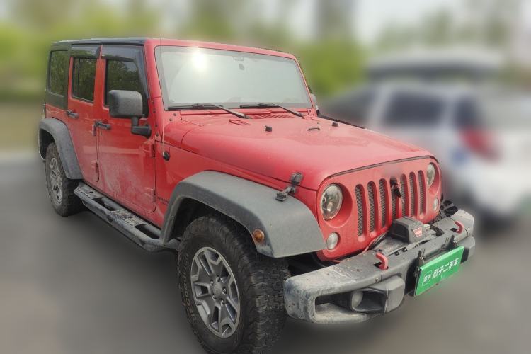 Used Jeep Wrangler 2017 3.6L Rubicon Four-Door Comfort Edition Front Right 45 Deg
