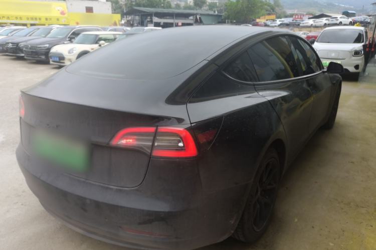 Used Tesla Model 3 2021 Standard Range Rear-Wheel Drive Upgraded Version 3D6 Rear Right 45 Deg