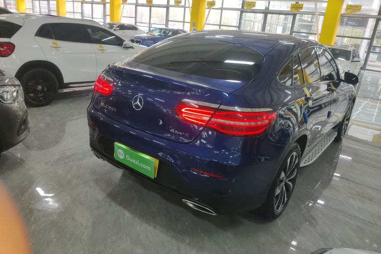 Used Mercedes-Benz GLC Coupe 2017 GLC 260 4MATIC Coupe SUV Rear Right 45 Deg