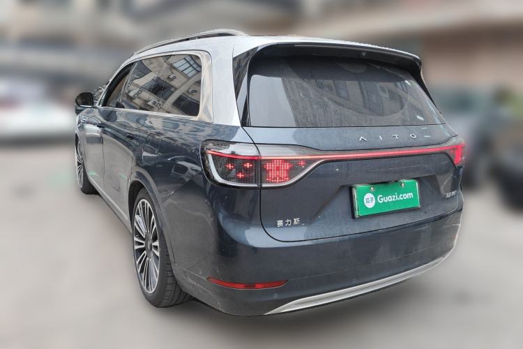 Used Hima AITO M9 2024 All-Electric Ultra Version 100 kWh 6-Seater Model Rear Left 45 Deg