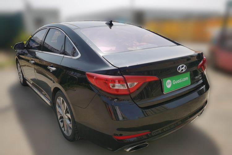 Used Hyundai Sonata 2015 1.6T GLX Advanced Model Rear Left 45 Deg