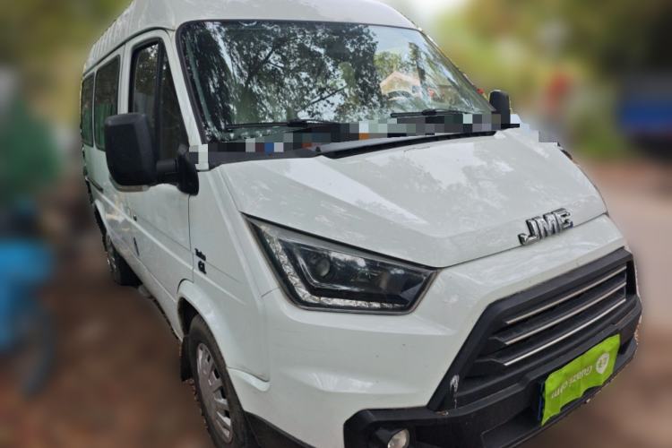 Used JMC Transit 2017 2.8T Commercial Version Short Wheelbase Mid-Roof 6/7/8-Seater JX493 Front Right 45 Deg