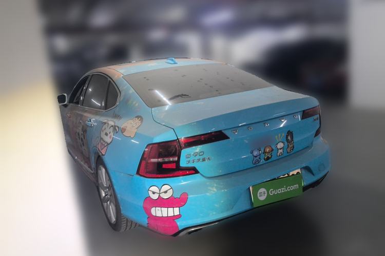 Used Volvo S90 New Energy 2019 T8 E-Drive Hybrid Intelligent Luxury Version China V Standard Rear Left 45 Deg