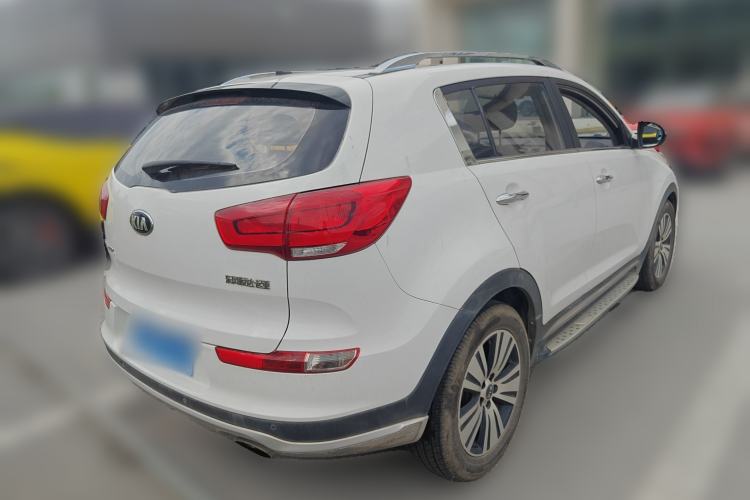 Used Kia Sportage R 2015 2.0L Automatic Two-Wheel Drive DLX Model Rear Right 45 Deg