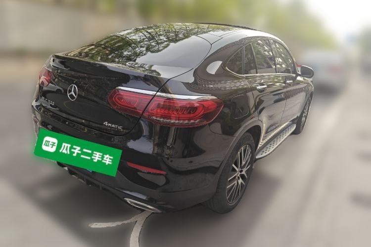 Used Mercedes-Benz GLC Coupe 2020 GLC 300 4MATIC Coupe SUV Rear Right 45 Deg