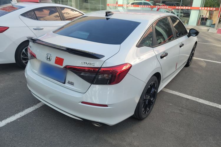 Used Honda Civic 2022 240TURBO CVT Dynamic Edition Rear Right 45 Deg