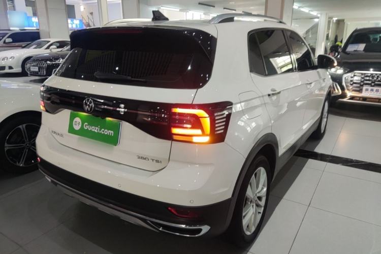 Used Volkswagen T-Cross 2020 280TSI DSG Comfort Edition Rear Right 45 Deg