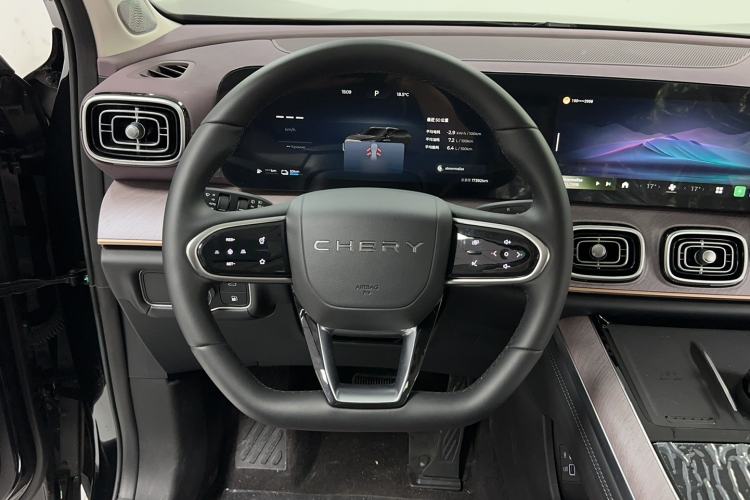 Used Chery Tiggo 9 C-DM 2025 1.5T 106KM Enjoy Edition 5 Seats Lithium Iron Phosphate Steering Wheel