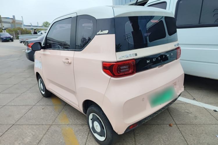 Used Wuling Hongguang MINIEV 2021 Macaron Fashion Model Lithium Iron Phosphate Rear Left 45 Deg