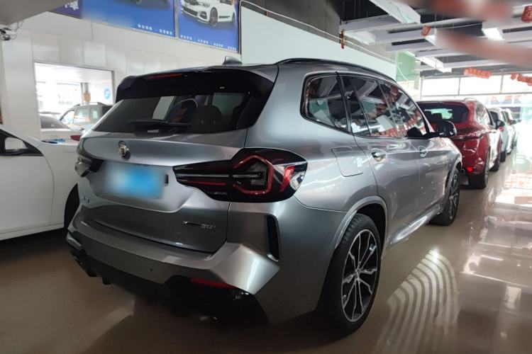 Used BMW X3 2022 xDrive30i Luxury Model M Night Sky Package Rear Right 45 Deg