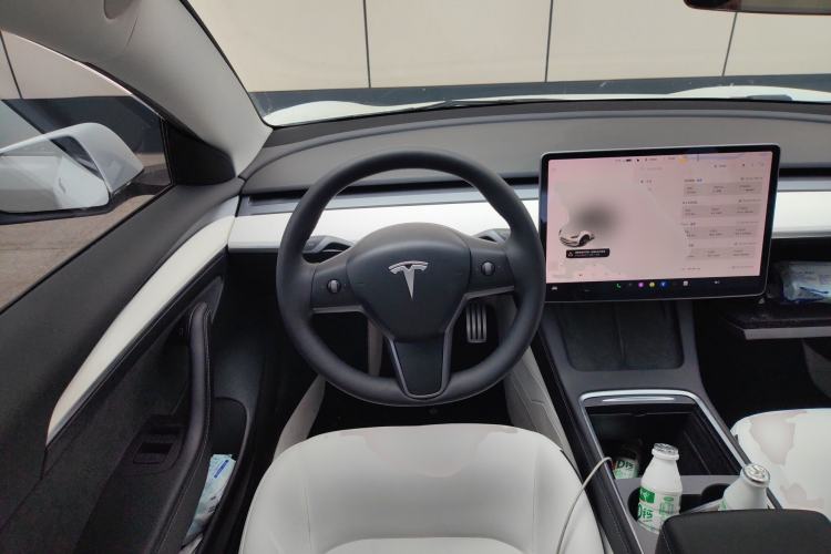 Used Tesla Model 3 2021 Revised Performance Version with All-Wheel Drive 3D1 Steering Wheel