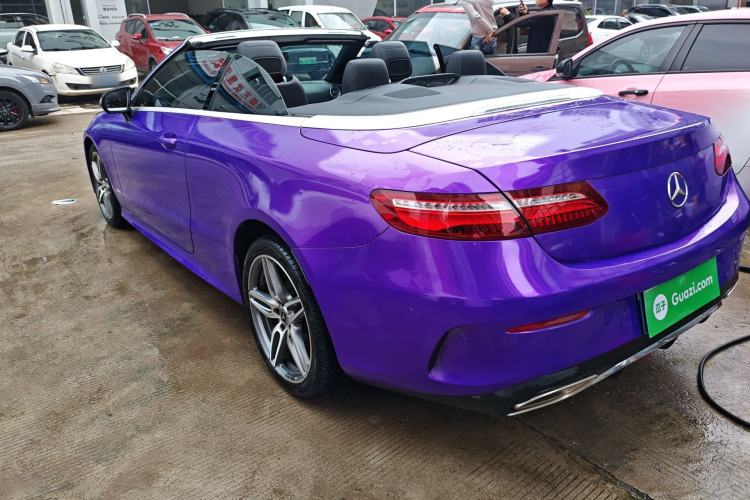 Used Mercedes-Benz E-Class 2018 E 200 4MATIC Convertible Coupe Rear Left 45 Deg