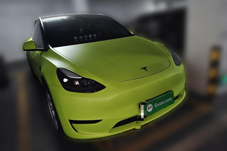 Used Tesla Model Y 2022 Rear-Wheel-Drive Version Front Right 45 Deg