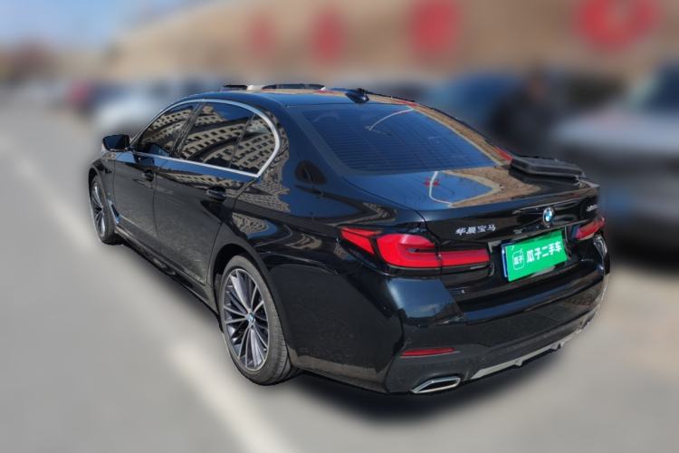 Used BMW 5 Series 2023 530Li Leading Model M Sport Package Rear Left 45 Deg