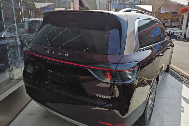 Used Hima AITO M9 2025 Extended-Range Max Version 52 kWh 6-Seater Edition Rear Right 45 Deg