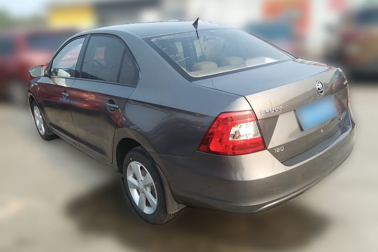 Used Skoda Rapid 2016 1.6L Manual Trend Edition Rear Left 45 Deg