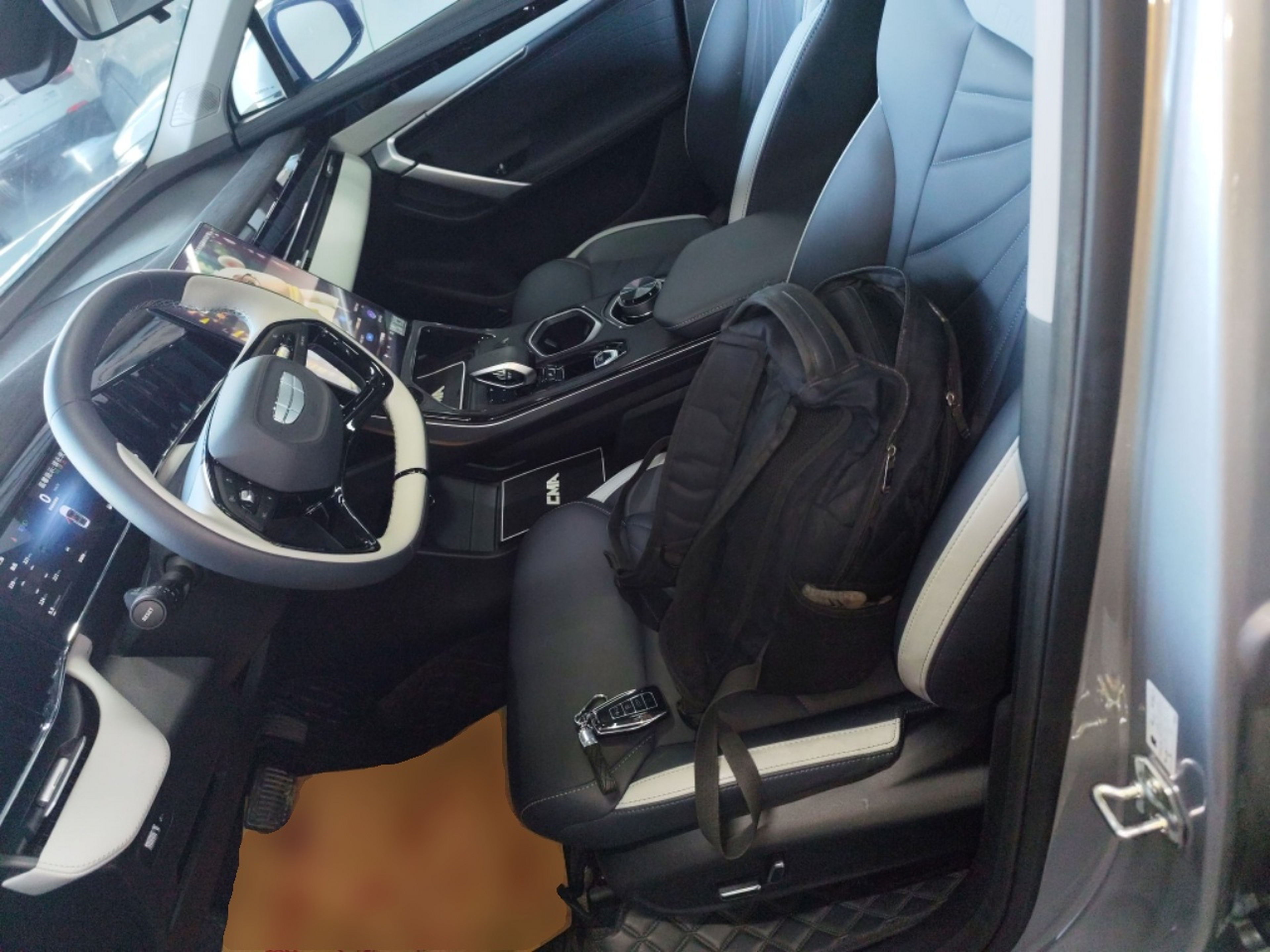 Переднее сиденье в автомобиле