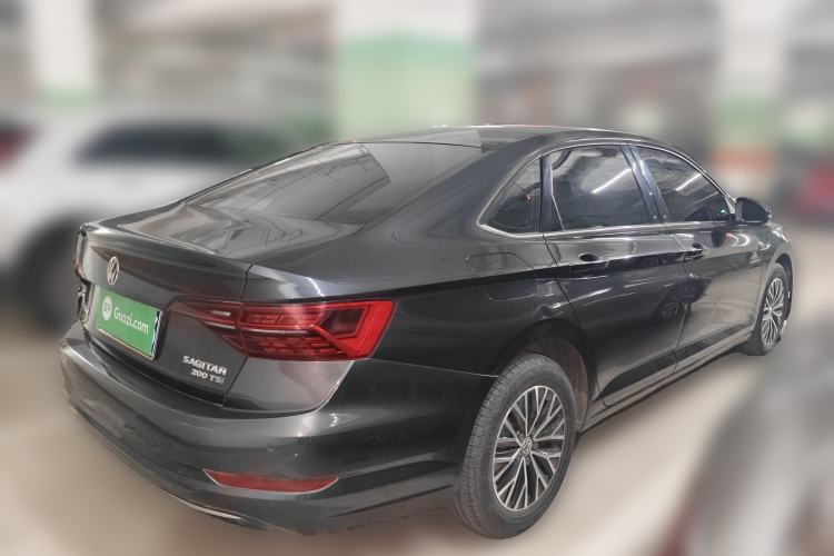 Used Volkswagen Sagitar 2019 200TSI DSG Comfort Version China VI Standard Rear Right 45 Deg